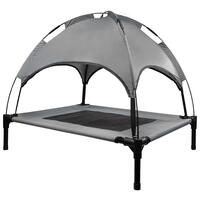Nobby Hundebett Chill Cool mit Sonnenschirm - 76 x 61 x 76 cm