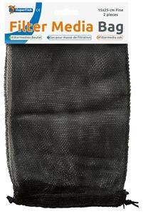 Superfish Filtermedia Zak 15x25cm voor Kristalhelder Vijverwater, Fijnmazig - 2 Stuks