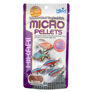 Hikari Micro Pellets 80g voor Tropische Vissen - Kleurversterkend Voer met Krill en Spirulina