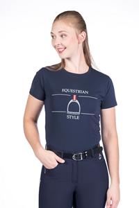 HKM T-Shirt Equine Sports Style Damen > dunkelblau