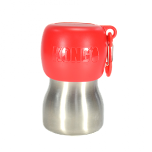 Kong H2O RVS waterfles 280 ml Rood