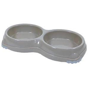 Moderna Kattenvoerbak - Dubbel - Grijs