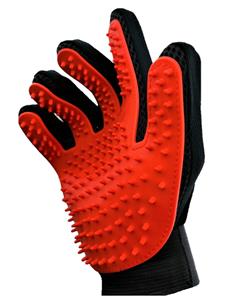 Nobleza Massage handschoen - Rubber - Voor hond en kat