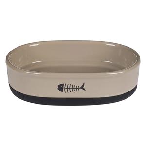 Flamingo Keramische kattenvoerbak Auri - 550 ml, L 18,5 x B 13 x H 5 cm
