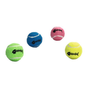 Beeztees Tennisbal met Belletje - 2 stuks