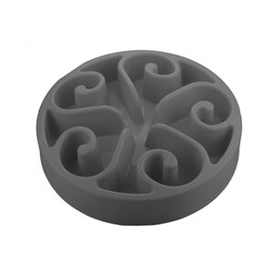 Eat Slow Live Longer Tumble Feeder Grey