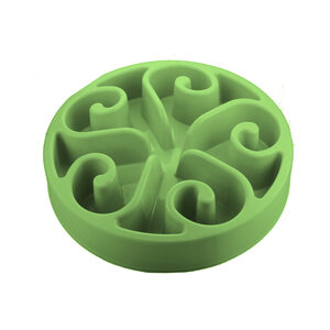 Eat Slow Live Longer Tumble Feeder Green