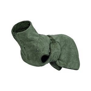 Rukka - Medea x Bathrobe badjas olijfgroen voor de hond XL