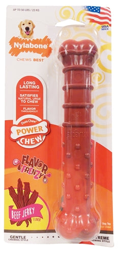 Nylabone Frenzy Flavor - Beef Jerky - Giant - 25,5 x 11,0 x 2,5 cm