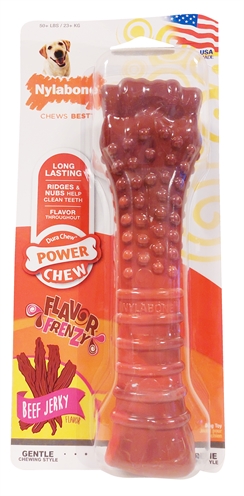 Nylabone Frenzy Flavor - Beef Jerky - Souper - 25,5 x 11,5 x 3,5 cm