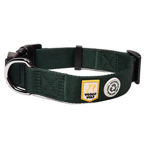 WOOLLY WOLF Hondenhalsband Adventure, groen