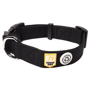 WOOLLY WOLF Hondenhalsband Adventure, zwart