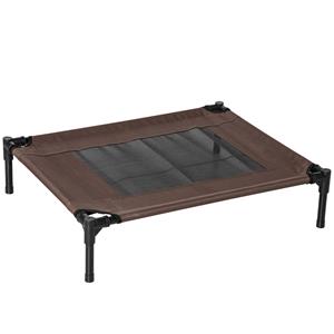 PawHut hondenbed, comfortabel en duurzaam, orthopedisch ontwerp, voor kleine tot middelgrote honden, 76 x 61 x 18 cm, grijs | Aosom.nl