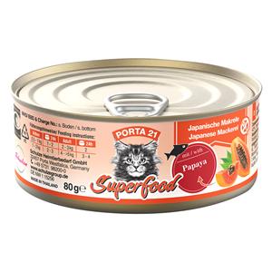 Porta 21 Superfood 6 x 80 g - Makreel met papaya