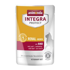 24x85g Animonda Integra Protect Adult Renal met Rund Kattenvoer nat