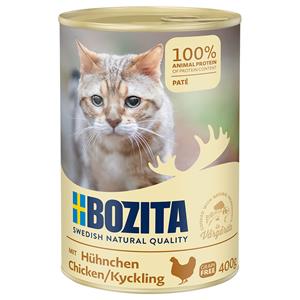 Bozita  6 x 410 g Nat Kattenvoer - Kip