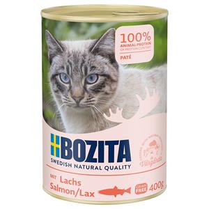 Bozita  6 x 410 g Nat Kattenvoer - Zalm