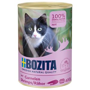 Bozita  6 x 410 g Nat Kattenvoer - Garnalen