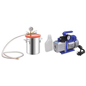 vidaXL Vakuumkammer mit Einstufiger Pumpe 5,5 L 