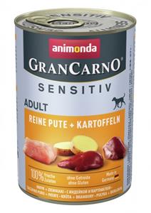 Voordeelpakket: 24x400g Animonda GranCarno Adult SensitivePuur Rund & Aardappelen Honden Natvoer