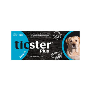 Ticster Plus Spot-on Hund >25 kg - 6 Pipetten
