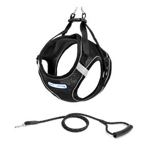 Nobleza Hondenharnas - Met riem - Zwart - Reflecterend - Maat M