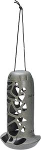 FAUNA Singing Friend Tara - Voederplaats - 100% Gerecycled Plastic - Grijs - 13x13x25 cm