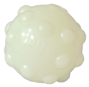Jolly pets Jumper Ball Glow 7,5 cm - wit