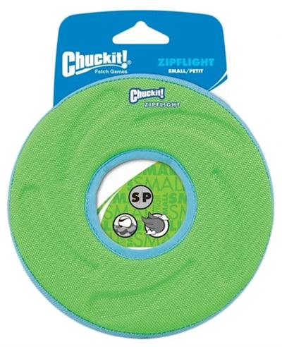 Chuckit! Speelring Zipflight, groen of rood