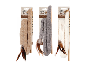 All For Paws Lambswool Cuddle Tail Wand