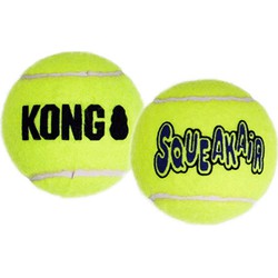 Kong Air Squeaker Tennis Ball Large 1 stuk