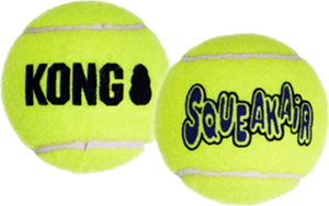 Kong Air Squeaker Tennis Ball Large 1 stuk