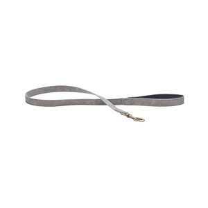Beeztees Balacron Ax kunstleer hondenriem grijs 100 x 2.5 cm