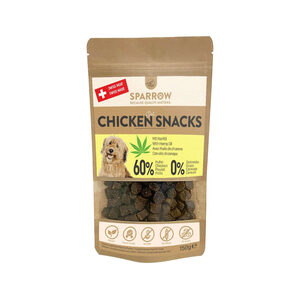 SPARROW Pet Kip Snacks met CBD - 150 g