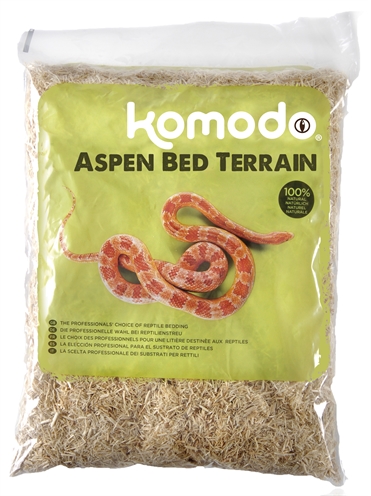 Komodo Aspen Bodembedekking 12L Voor Terraria