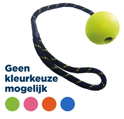 Happy Pet tough toys floater rubber bal touw assorti