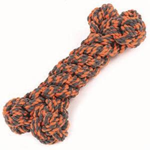 vandermeer HAPPY PET NUTS FOR KNOTS EXTREME BOT GRIJS / ORANJE 40X18X10 CM