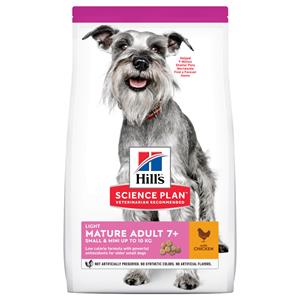 Hill's Mature Adult Light Small & Mini met kip hondenvoer 3 x 2,5 kg
