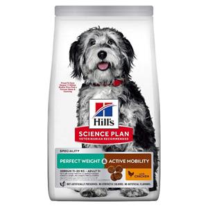 Hill's Adult Medium Perfect Weight & Active Mobility hondenvoer 2,5 kg