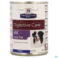 Hill's Prescription Diet Hill´s Prescription Diet Canine I/D Digestive Care Low Fat Hondenvoer met Kip - Natvoer: 12 x 360 g i/d Low Fat Digestive Care Original