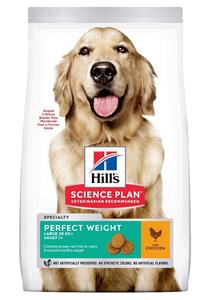 Hill's Science Plan Voordeelpakket: 2 zakken  Adult Adult 1+ Perfect Weight Large Breed met Kip (2 x 12 kg)