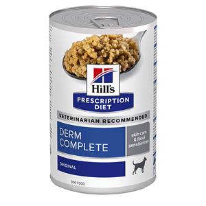 Hill's Prescription Diet 12x370g  Canine Derm Complete Natvoer Hond