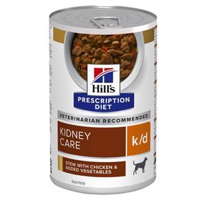 Hills Prescription Diet Hill's Prescription Diet K/D Kidney Care Stoofpotje Hond met Kip & Groenten 354g blik