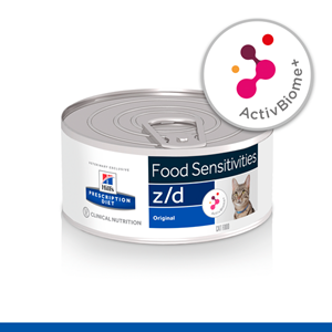 24x156g Feline Z/D Food Sensitivities Hill's Prescription Diet Kattenvoer