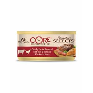 Wellness Core Kattenvoer Signature Selects Chunky Kip - Rund 79 gr