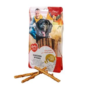 Duvo+ Chew! Kip Sticks | hondensnacks 12,5 cm - 30 stuks