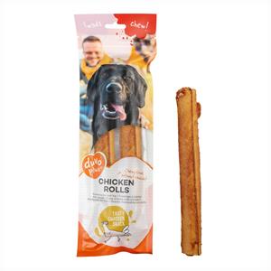 Duvo+ Chew! Kip Rolls Snacks | hondensnacks Large 2 stuks