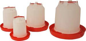 Plastic drinkfontein bajonet/hangbaar 1.5 liter Gebr. de Boon - Gebr de boon