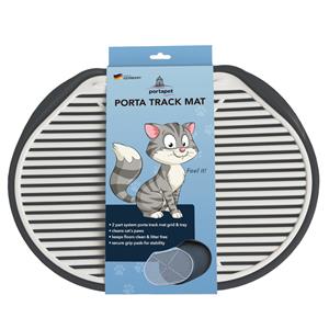 No Brand Kattenbakmat Soft Touch Track Mat Zilver