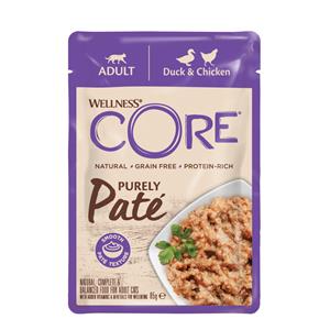 Wellness Core Purely Pate - Kattenvoer - Eend Kip 85 g